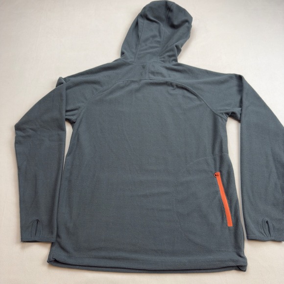 Howler Bros Mens Waffle Knit Hoodie Gray Size S Long Sleeve Pullover Casual - Picture 7 of 8